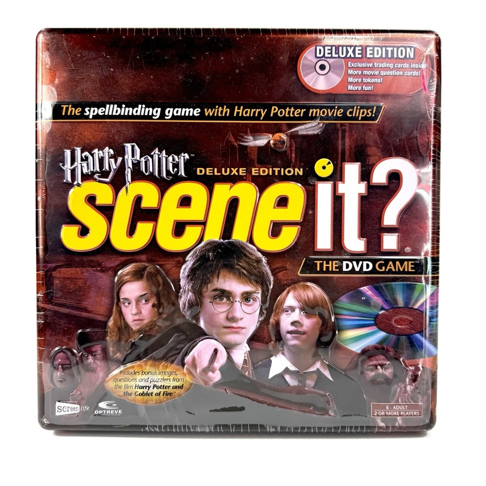 Harry Potter Scene it? Deluxe Edition DVD Game Collectors Tin Box New Sealed